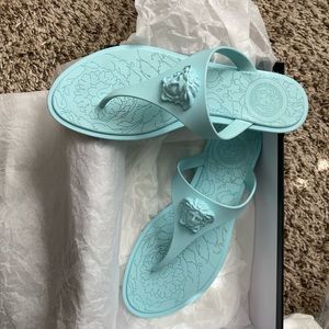 Medusa Palazzo Thong Sandals